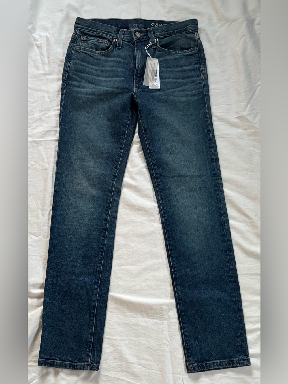 NWT Outerknown S.E.A. Ambassador Slim Fit Jeans Womens 28x30 Organic Cotton‎
